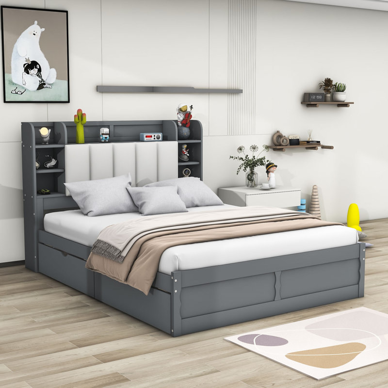 Latitude Run® Queen Platform Bed | Wayfair